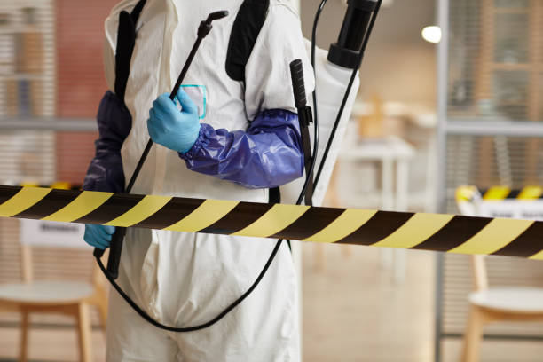 Professional Biohazard Cleanup technician working in Waterbury, CT